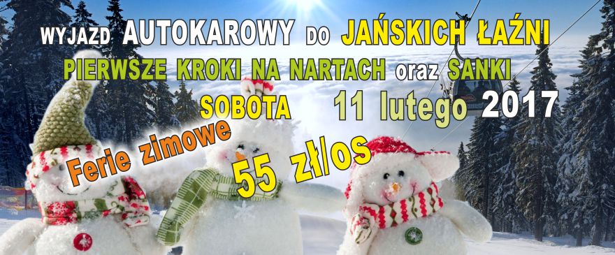 Janskie Łaźnie - Wyjazd zimowy